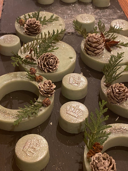 Christmas Tree Scented Wax Tabelts Set of 2