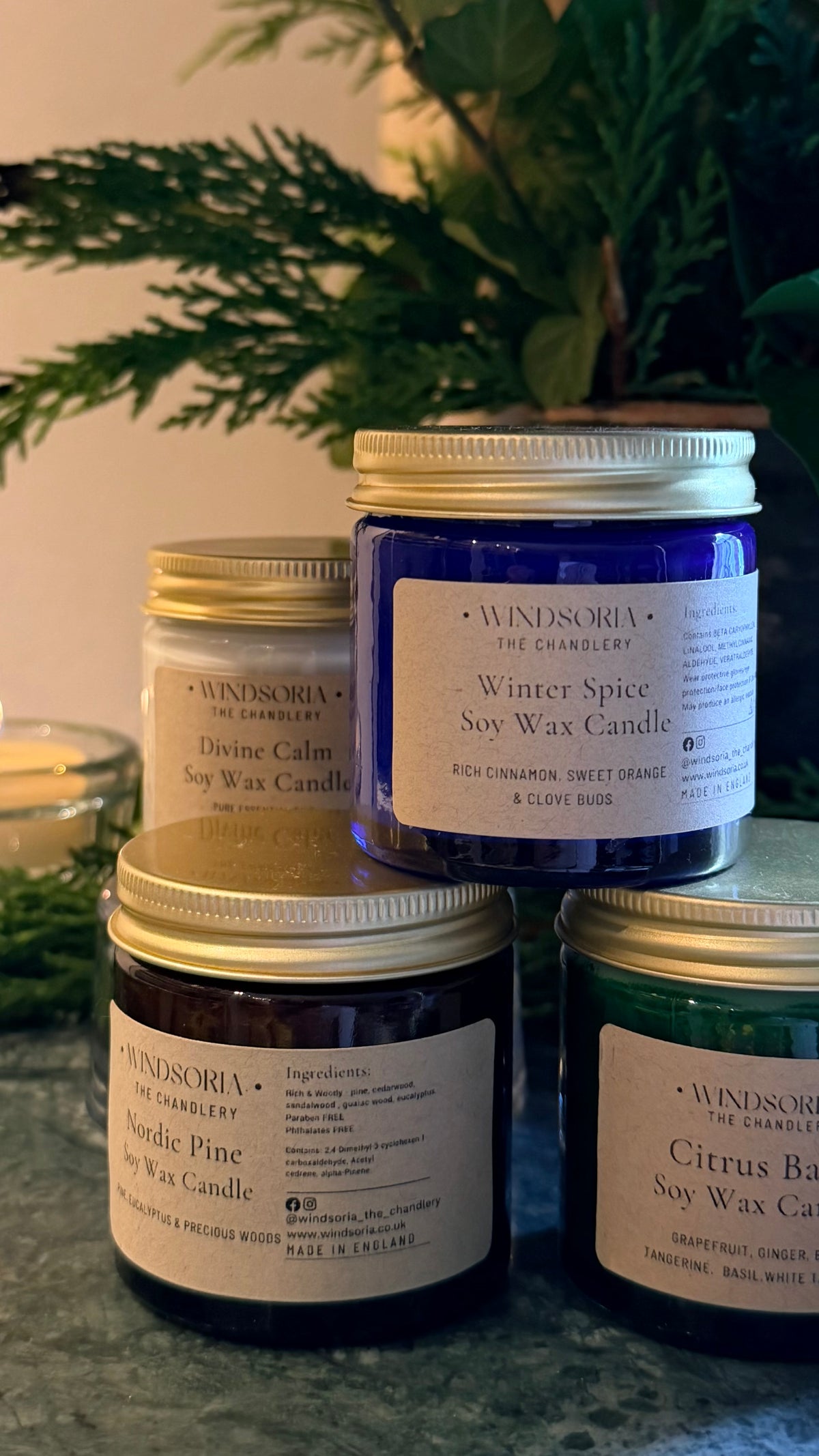 Mini Candle Collection – Set of 4