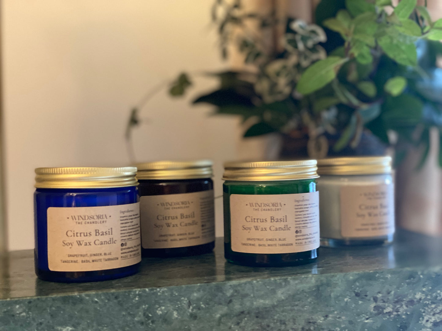 Citrus Basil Soy Wax _ Mini Jar