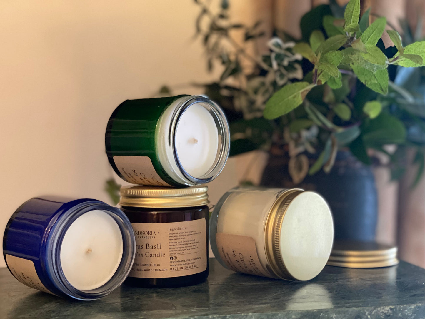 Citrus Basil Soy Wax _ Mini Jar