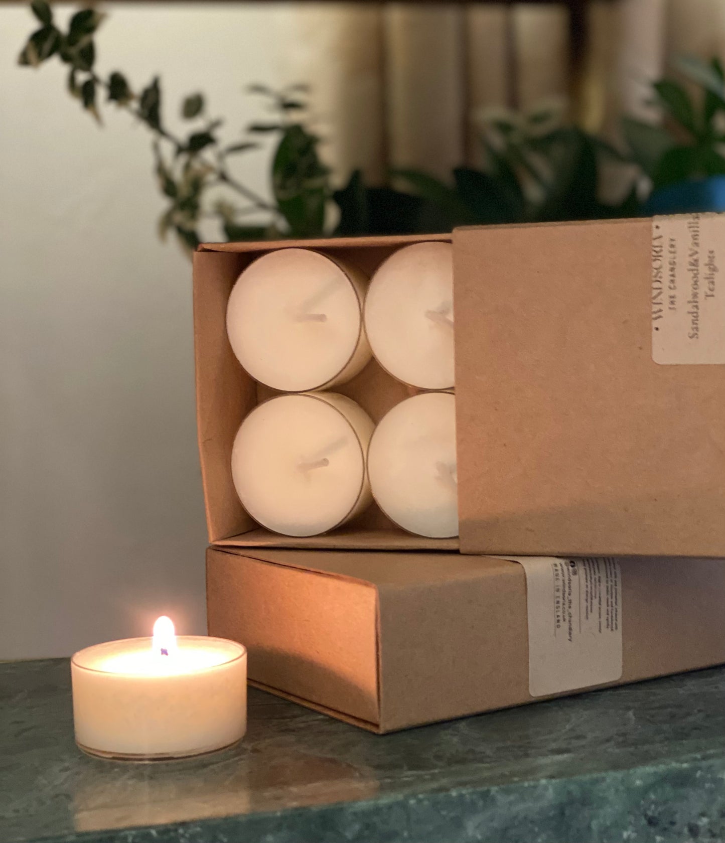 Sandalwood & Vanilla soy wax tealights