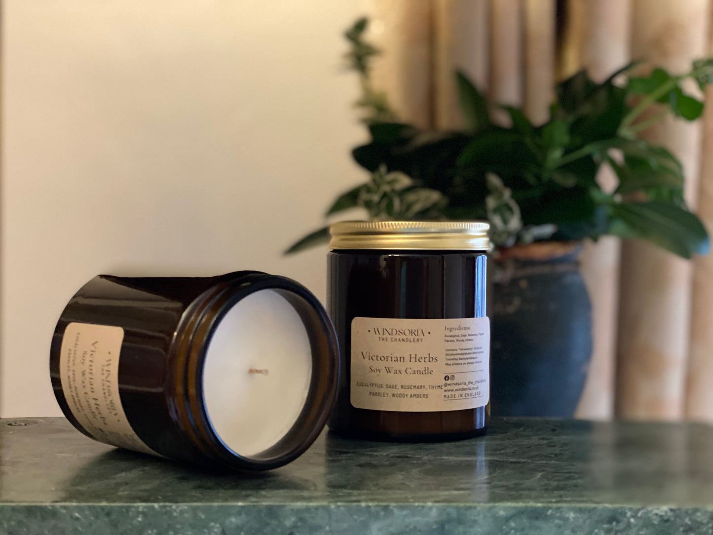 Victorian Herbs Soy Wax Candle
