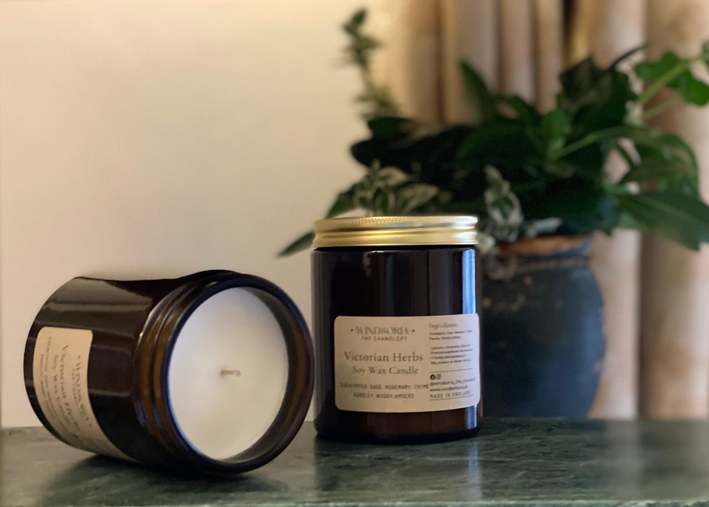 Victorian Herbs Soy Wax Candle