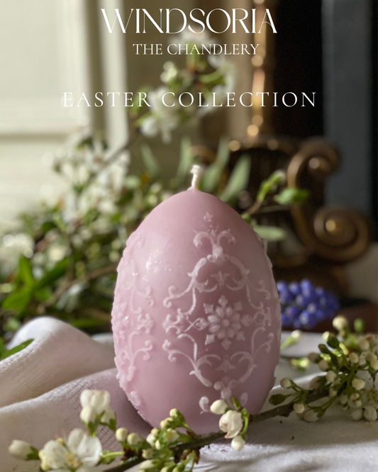 easter bunny decoration UK, cute bunny candle easter, spring bunny home decor, minimalist bunny candle, easter egg candle, beeswax easter egg candle