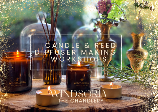 Bring a piece of the Windsoria spirit home with you by indulging in our Candle Making and Reed Diffuser Workshops!