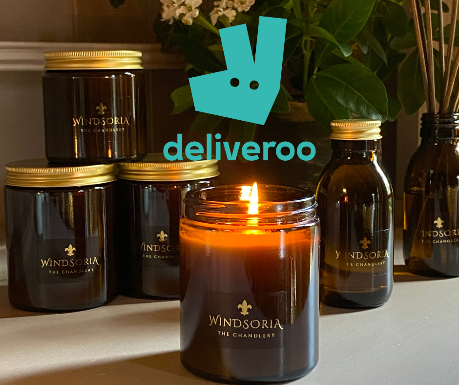 Candle Making Workshops Windsor. Candle Making Classes Windsor.Deliveroo gift delivery in Windsor. Gifts delivery In Windsor.Same Day Gifting Delivery Windsor.Send a candle gift on Deliveroo.