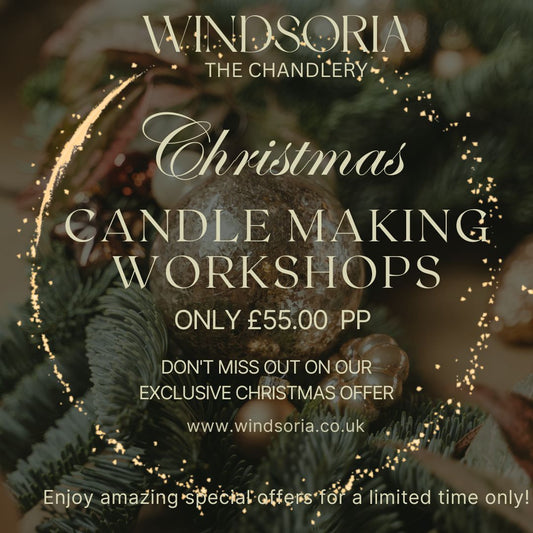 🎄 Christmas 2024 Candle Making Workshops in Windsor, Berkshire 🎄