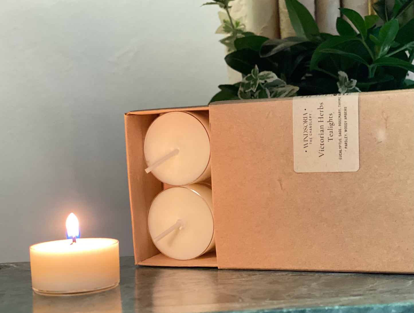Victorian Herbs Soy Wax Tealights