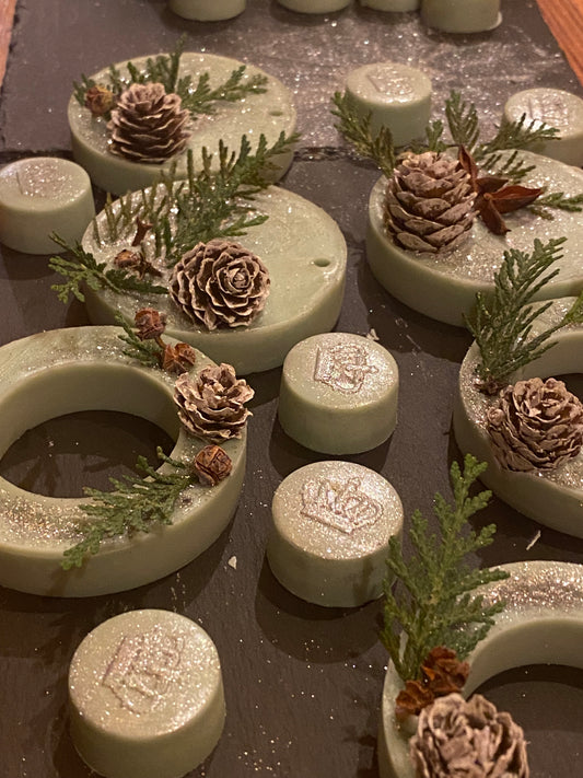 Christmas Tree Scented Wax Tabelts Set of 2