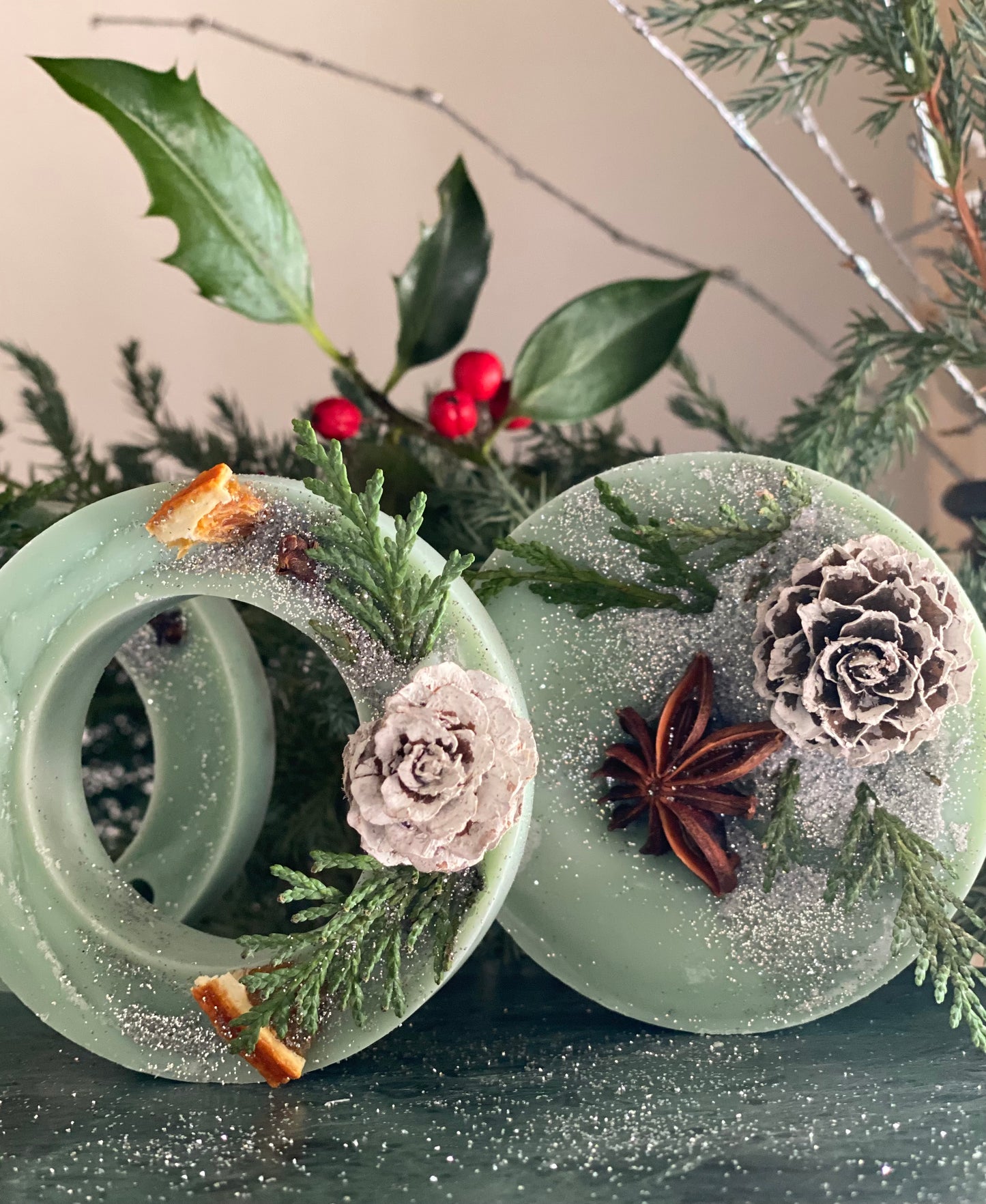 Christmas Tree Scented Wax Tabelts Set of 2