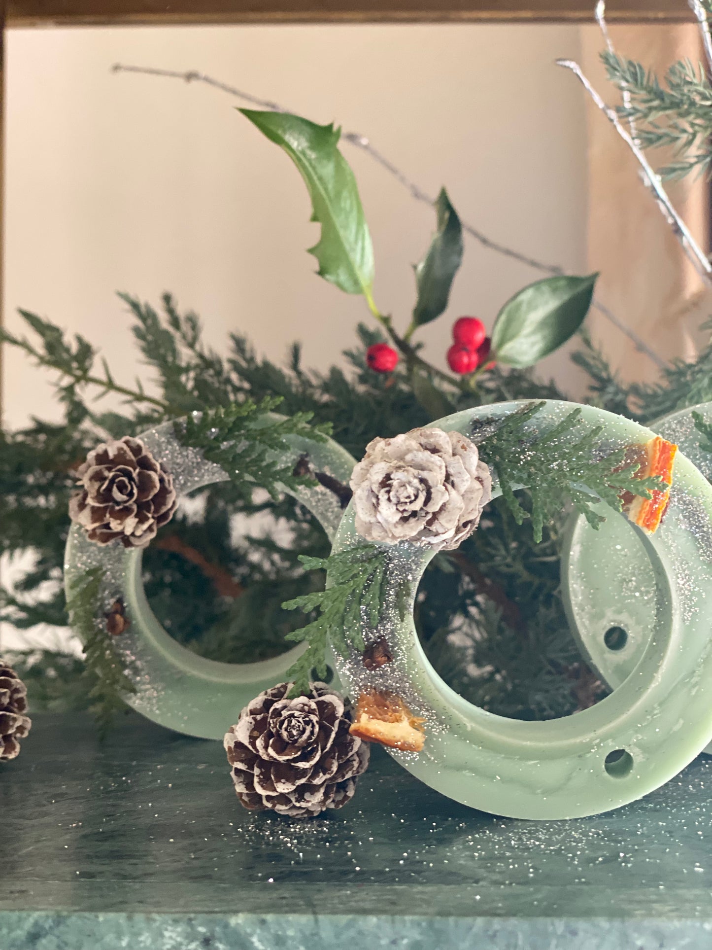 Christmas Tree Scented Wax Tabelts Set of 2